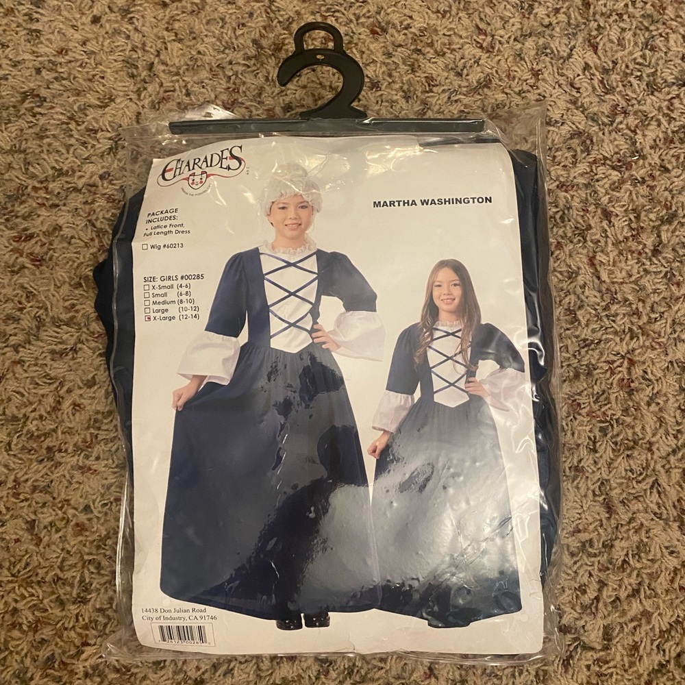 HALLOWEEN COSTUME Martha Washington